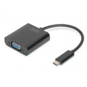 Adapter VGA USB-C 3.1 1080p FHD 0.15m black