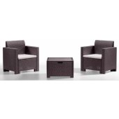 Nebraska Terrace Set Brown