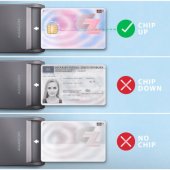 CRE-SM3TC Smart card / ID card FlatReader