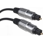 Digital optical cable 2,5m Toslink-Toslink 2.5m black