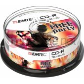 CD-R 700MB/ 80MIN 52x Free Party 25 pcs