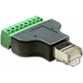 65389 Adapter RJ45M Terminal Block 8-pin