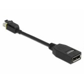 Cable mini DisplayPort - DisplayPort M/ F 8K 0,15m black
