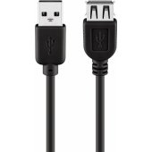 93600 USB 2.0 Hi-Speed extension cable 3 m Black