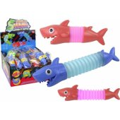 Shark Stretching Antistress Glowing Pop Tube
