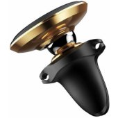 Magnetic Air Vent Car Mount Holder with cable clip Gol