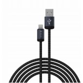 Devia EC650 12W USB-A / USB-C 1m Black