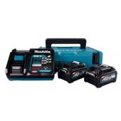 Makita Power Source Kit Li 40V 4Ah (black/ blue, 2x battery BL4025, 1x