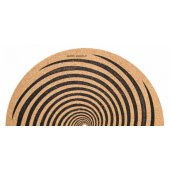 VINYL-SLIPMAT CORK SPIRAL DESIGN