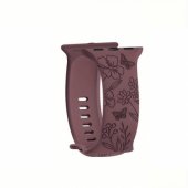 Silicone Strap for Apple Watch 42 / 44 / 45 / 49 mm Bordo