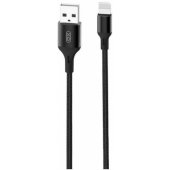 NB143 USB to Lightning 2,0 m 2,4A Black