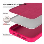 "Soft Silicone Case iPhone 13 Pro" Red