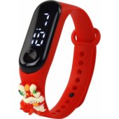 Dragon Touch Screen Watch Red Adjustable Strap