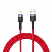 Data cable USB to Lightning with LED Light, 3A, 1.2m re