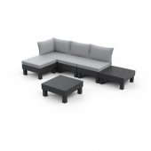 Dārza mēbeļu komplekts Elements Full Set (5 Seater) pelēks/ ga