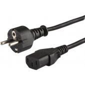 Cable IEC C13 - Schuko M 1,8m black CL-138