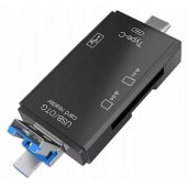 5in1 USB-A/ C/ MicroUSB Black