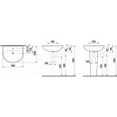 Lyra Plus 600x490 mm White