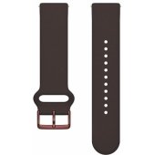 20mm Silicone Strap S-L Brown
