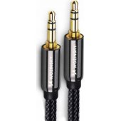 Cable miniJack 3.5mm - miniJack 3.5mm 3m black