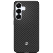 "Enzo Aramid Magnet Case Galaxy S25" Black-Silver