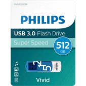 512 GB USB 3.0 Vivid Edition White/ Blue FM51FD001B/ 00