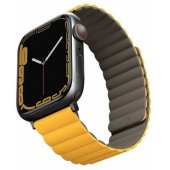Revix Magnetic Apple Watch 42/ 44/ 45/ 49mm Grey-Yellow