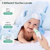 Electric nasal aspirator with music / LCD / 3 intensity levels