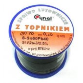 Lut cynowy z topnikiem fi 1,50 250g