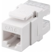 95740 Keystone module RJ45 CAT 6, UTP, 250 MHz, White