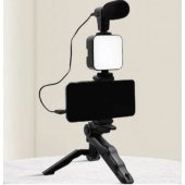 Y9 Vlog Smartphone Fix Video & Photo Making Kit With Led light / Micro