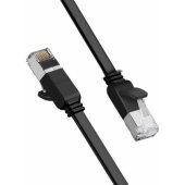 Ethernet patchcord cable RJ45 Cat 6 UTP 1000Mbps 1m Black
