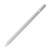 "Rechargeable Superfine Stylus Pen with High sensivity 1.4mm Silver"