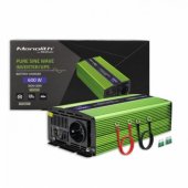 Qoltec Monolith power adapter/ inverter Auto 600 W Green