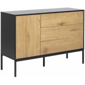 SEAFORD 120x40xH82cm Oak/ Black