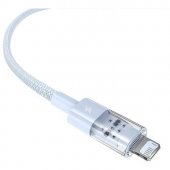 Fast charging cable Gem USB A - Lightning 2.4A 1m Blue