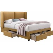 SUGI with mattress HARMONY DELUX 160x200cm Yellow