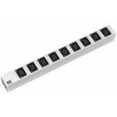 IT PDU Basic 1U 9-Way C13 Silver