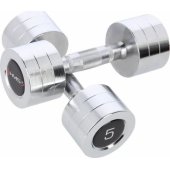 Chrome dumbbells 2x5 kg CHD05
