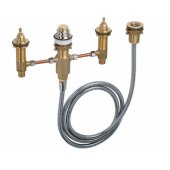 BATH MIXER HG 4-HOLE BASIC SET CONC.EXP.