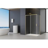 Treviso Gold 120X80X195, stikls 6mm Easy Clean