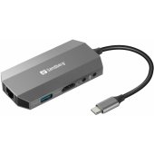 USB-C 6 in 1 Travel Dock