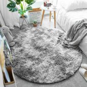 Strado Ombre Strado Round Carpet 300x300 OmbreSilver (Light Gray) u