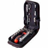 Wiha socket and bit set 1/ 4, 40 pieces (with ratchet and plug-in handl