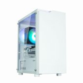 T4 Plus White Mini Tower Case, 120mm ARGB Fan x1