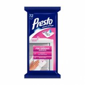 Presto Wet wipes for cleaning various surfaces 72 pcs