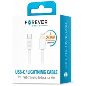 Cable USB-C - Lightning 3A 1m White