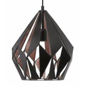 CARLTON 60W E27 BLACK / COPPER