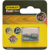 Stanley Końcówki wkrętarskie PZ2/ 25mm 2szt. (62-041)