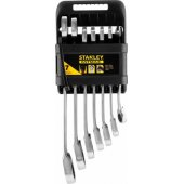 Stanley Klucze pł-ocz.z grzech.i przeł.8-19mm 7szt.